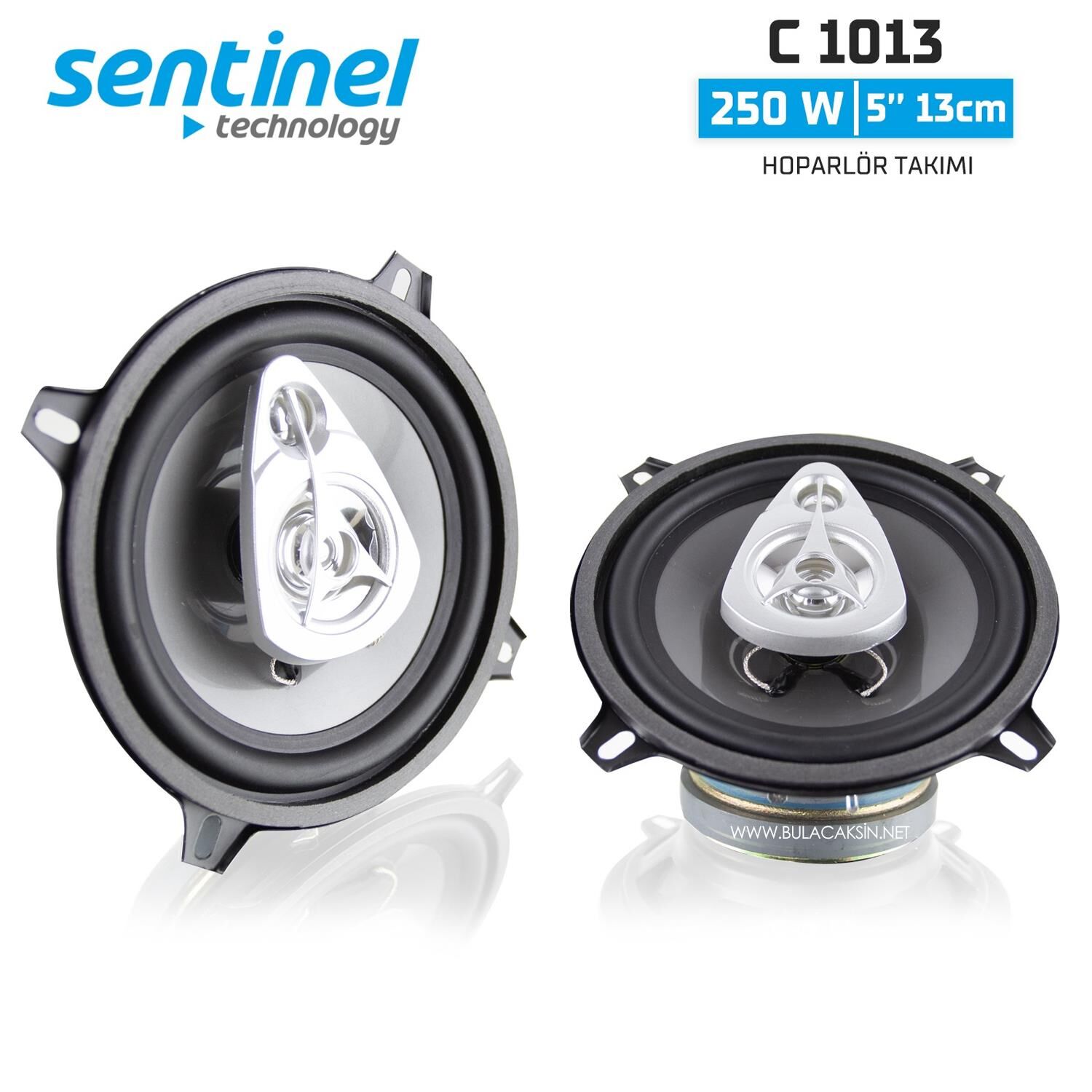 Sentinel Araç Hoparlörü 13CM 5inç 4 OHM 250 Watt 2 ADET