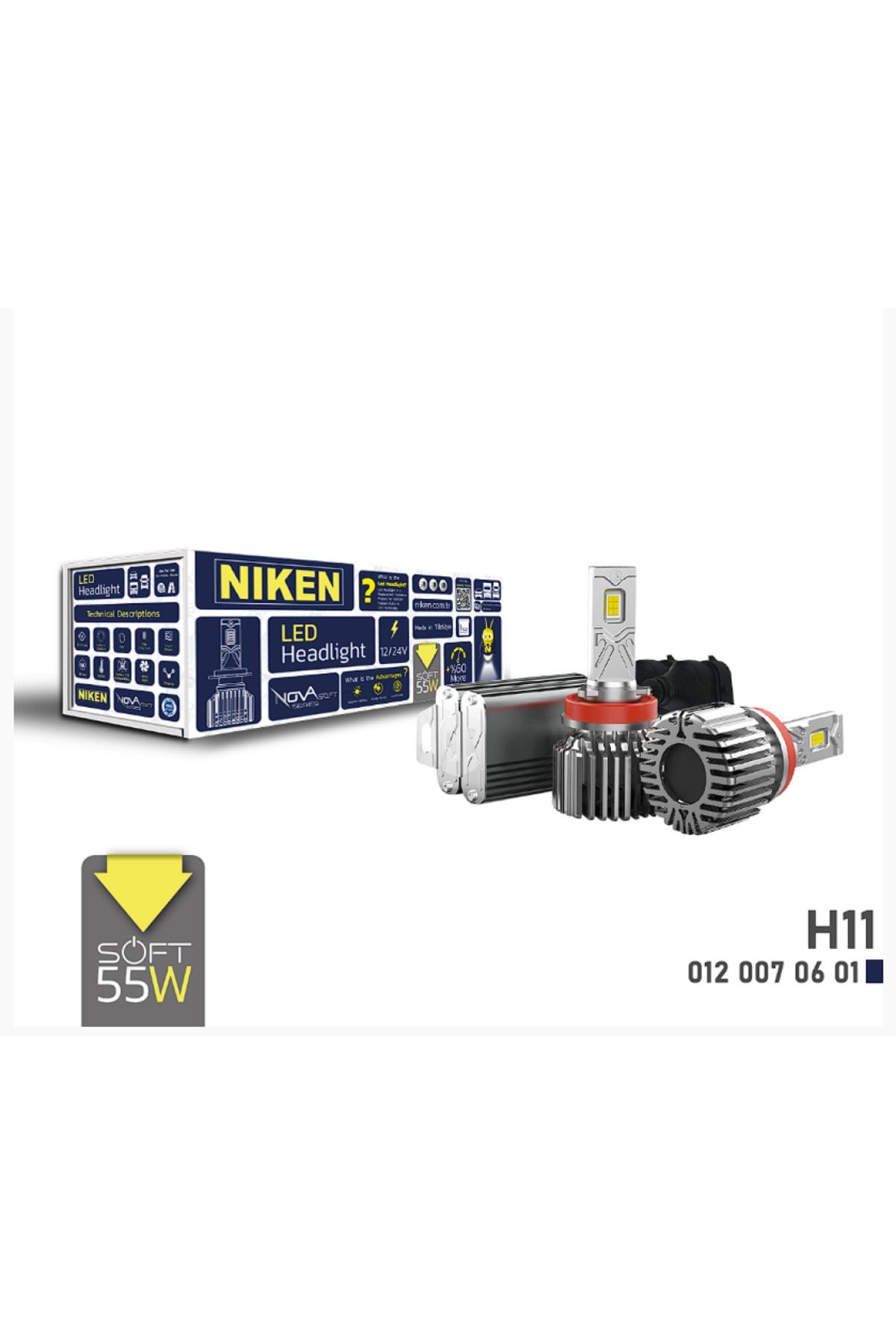 Niken Nova Soft 24.000 Lümen 55W H11