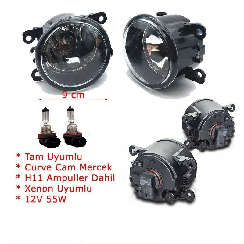 Renault Megane 2 Sis Farı Seti (2 Adet ) Ampüllü 8200074008