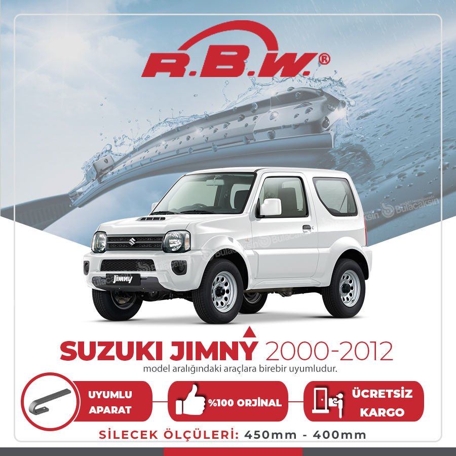 Suzuki Jimny Muz Silecek Takımı (2000-2012) RBW