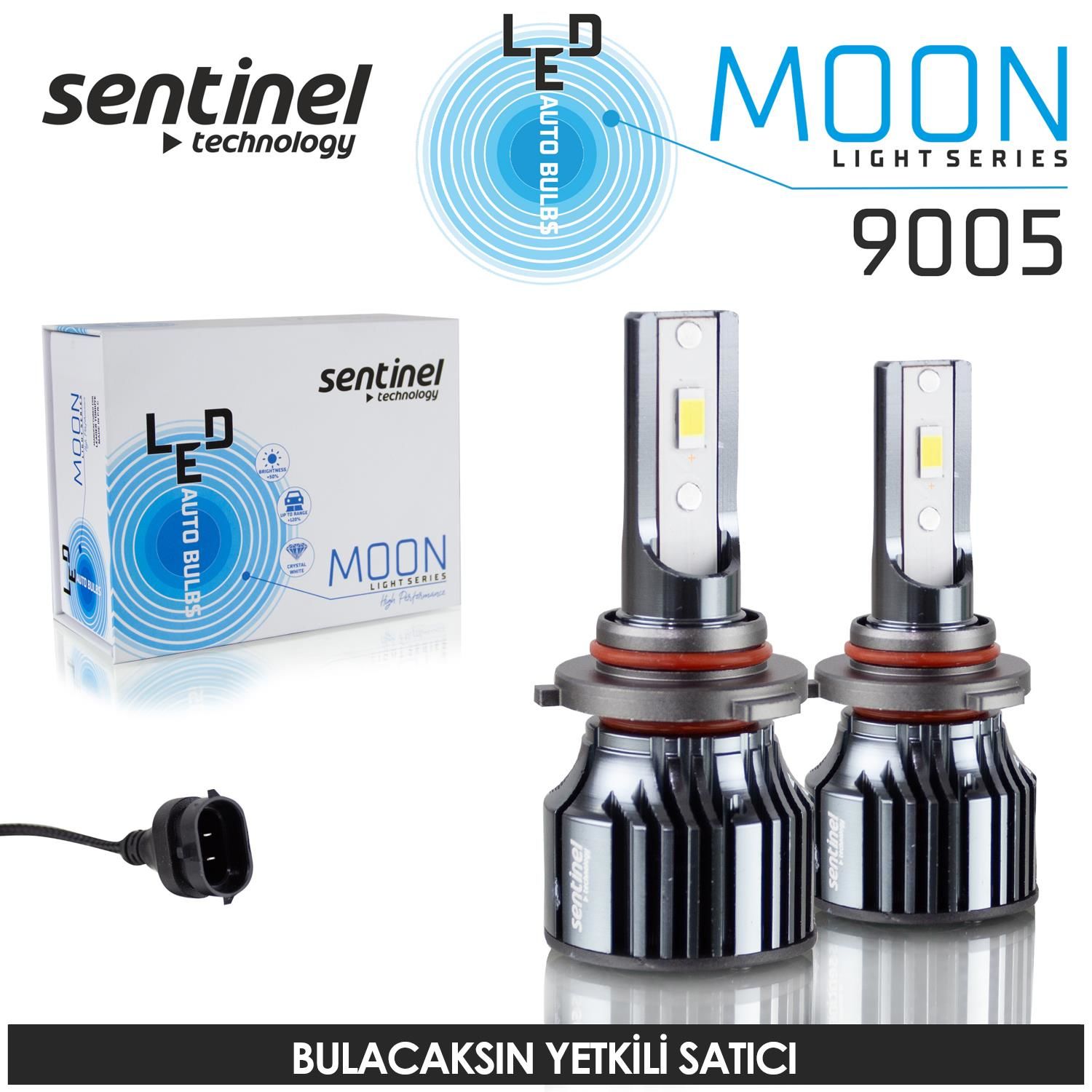 Sentinel Moon 9005-HB3 Led Xenon Ampülü 30w 12v 8000 Lumen 6500K