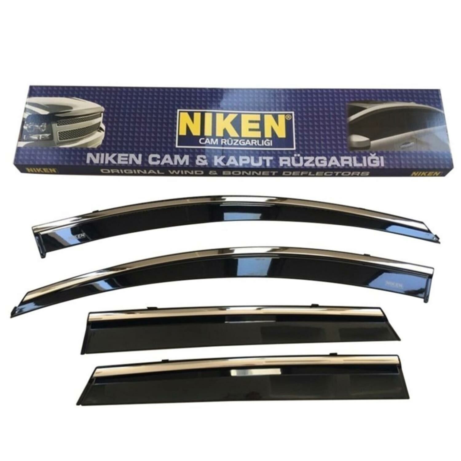 Niken Kromlu Cam Rüzgarlığı Honda Civic FD6 2007-2012 ile uyumlu