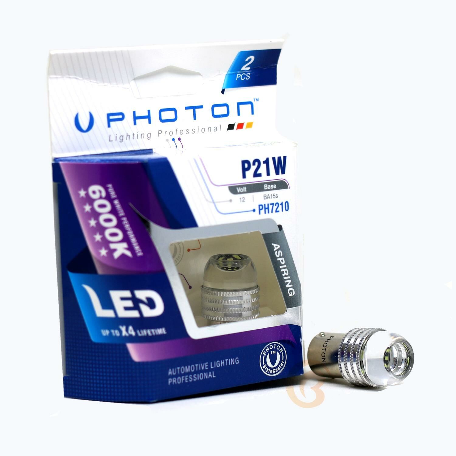 Photon PH7210 Mercekli Led Ampul 12v 67 Beyaz 5 Led 21w 6000k