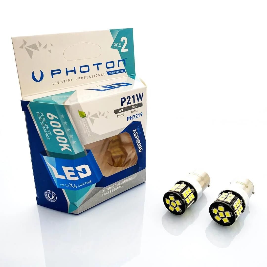 Photon PH7219 Mercekli Led Ampul 12v 93 Beyaz 12led 21w 6000k