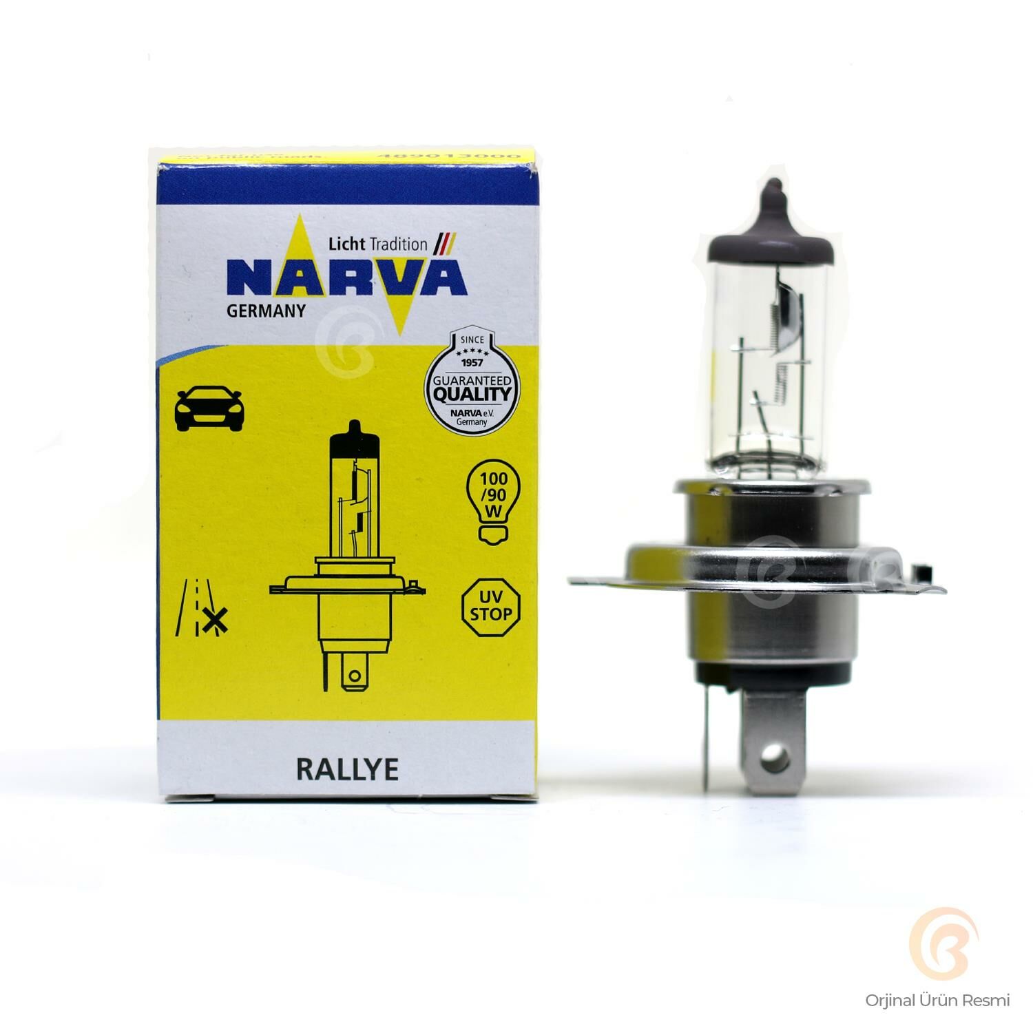 Narva Ampul H4 12V 100/90W P43t Tırnaklı