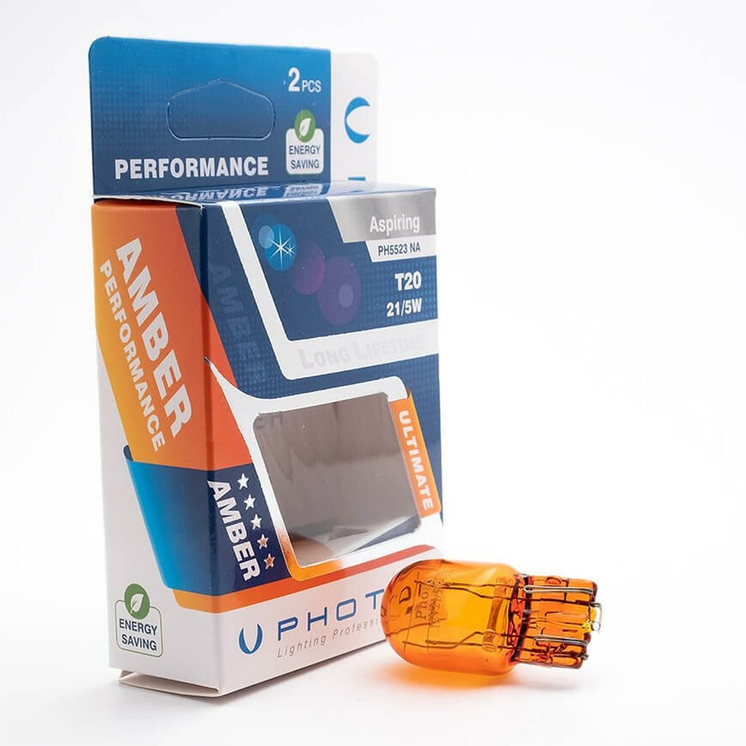 Photon PH5523NA T20 21/5W 12V Çift Devre Naturel Amber Turuncu