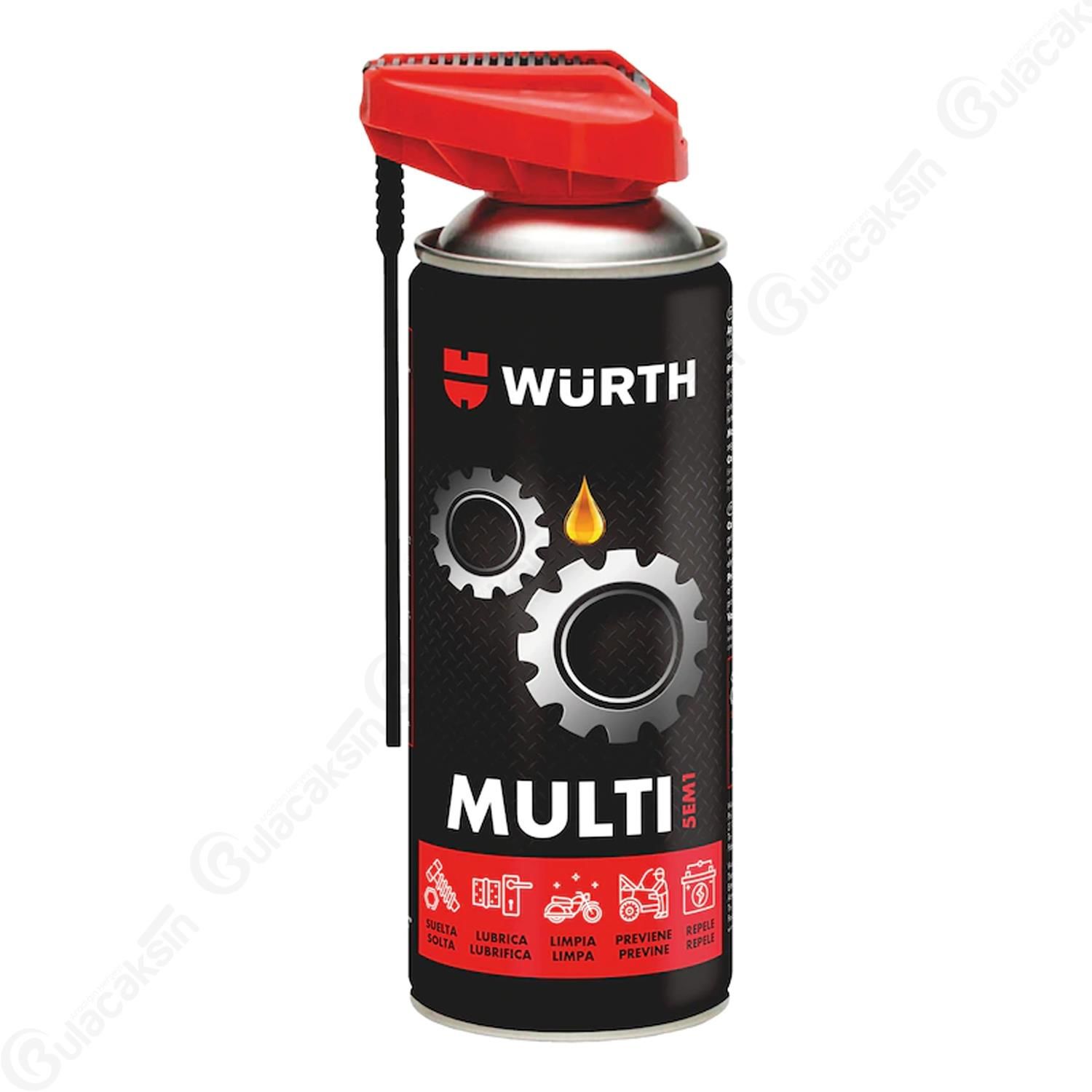 Würth Multi 5 in1 Çok Amaçlı Temizleme Spreyi 400 ml-Kobra Başlık