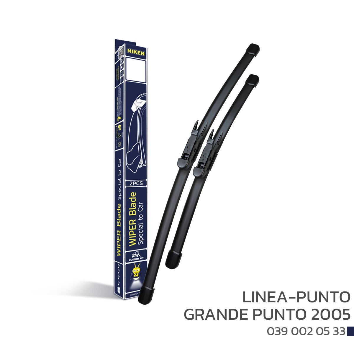 Niken Muz Silecek Takımı Fiat Grande Punto 2005-2014 ile uyumlu