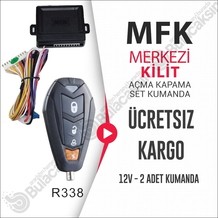 Mfk Merkezi Kilit İçin Açma Kapama Kumanda Seti R-338