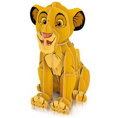 Clementoni 104 Parça Puzzle + 3D Model Lion King