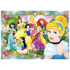 Clementoni 104 Parça Çocuk Puzzle Mücevher Princess