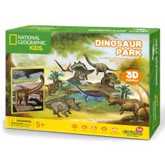 CubicFun National Geographic Kids 3D Puzzle Dinozor Parkı