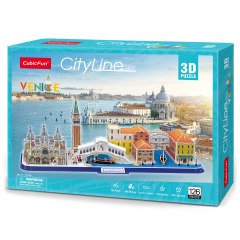 CubicFun Venedik 3D Puzzle 126 Parça