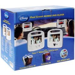 Portatif Disney Dvd Player (Çift - Lcd Ekran) 18 cm