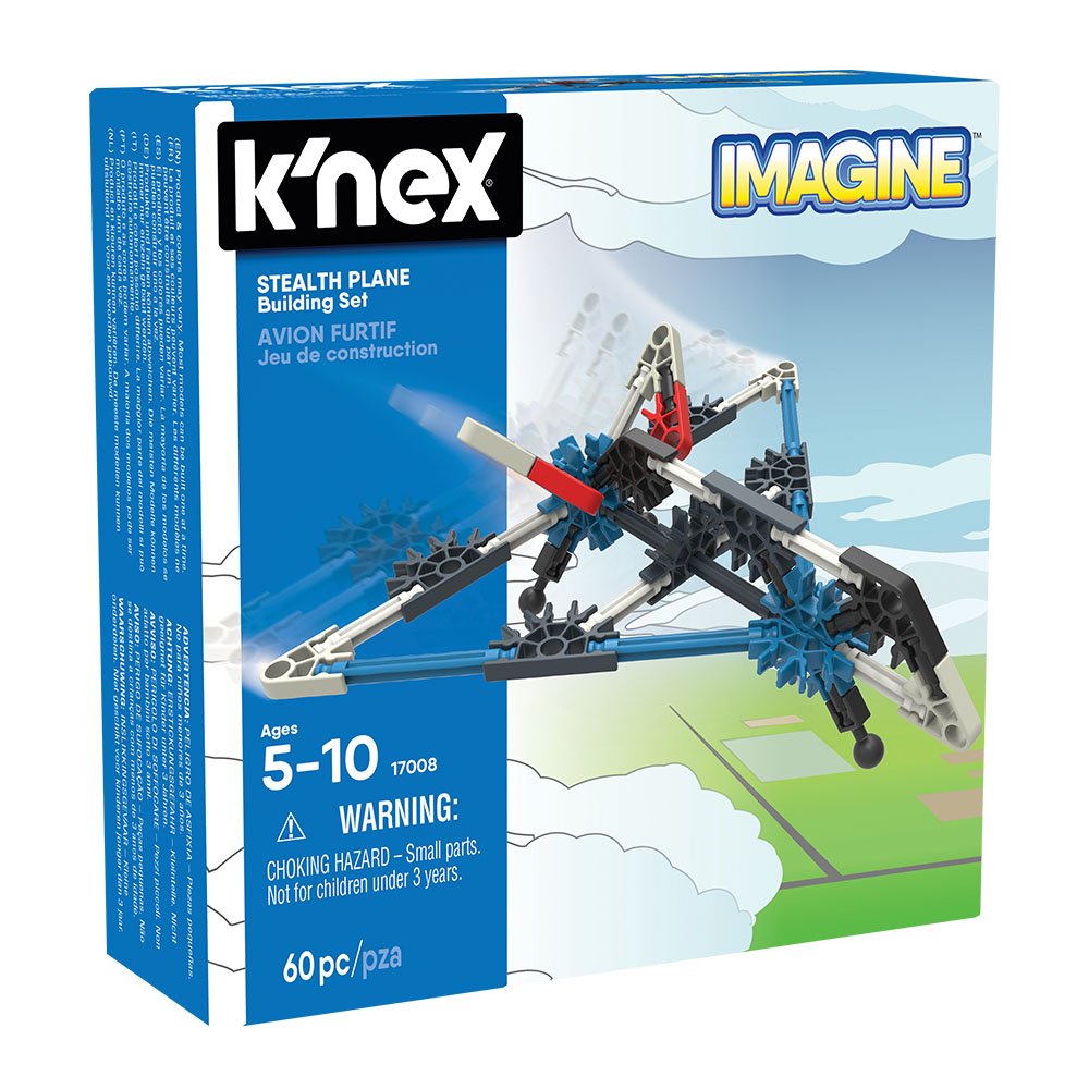 K'Nex Imagine Stealth Plane Building Set 17008