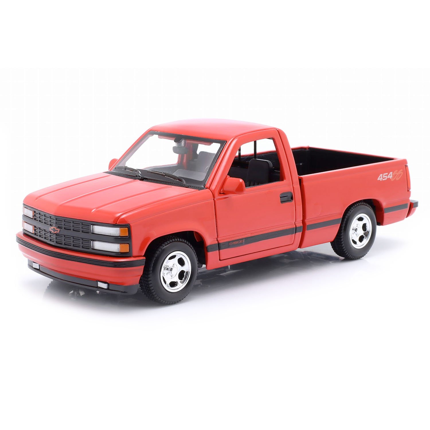 Maisto 1993 Chevrolet 454 SS Pick-Up Model Araba 1/24 - Kırmızı