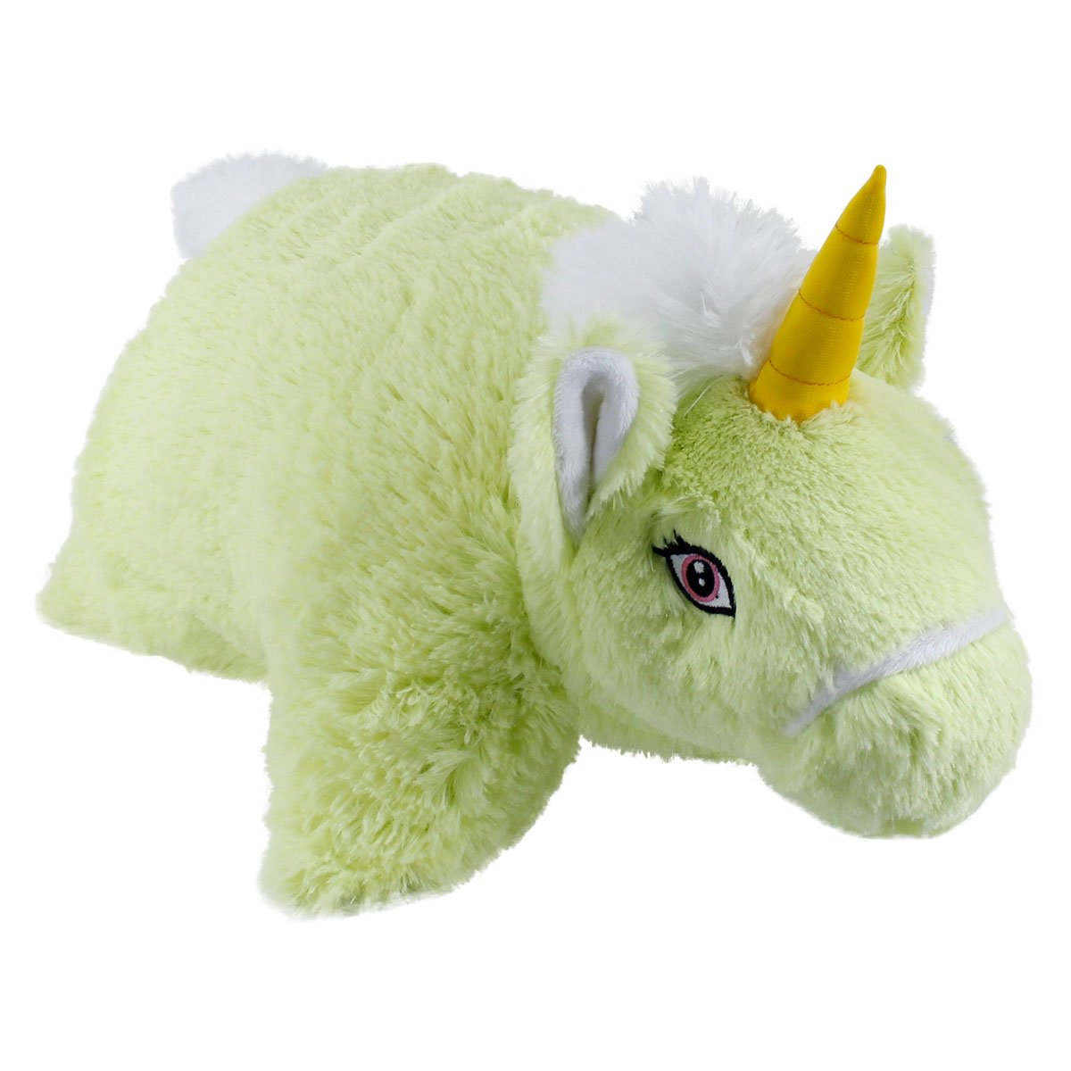 Unicorn Katlanır Yastık Peluş Yeşil