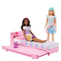 İlk Barbie Bebeğim - Barbie'nin Yatağı Oyun Seti HMM64