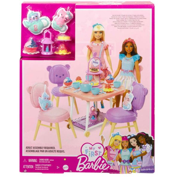 İlk Barbie Bebeğim - Çay Partisi Oyun Seti HMM65