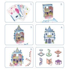 Cubic Fun 81 Parça Puzzle Fairytale Castle