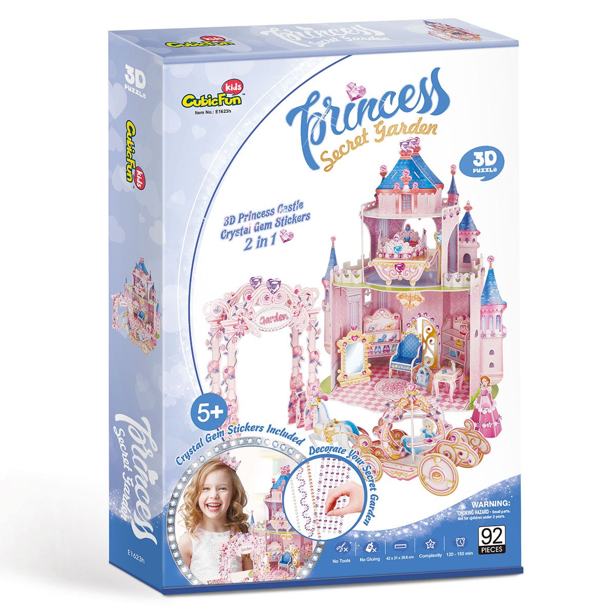 Cubic Fun Prenses Gizli Bahçe Şatosu 3D Puzzle