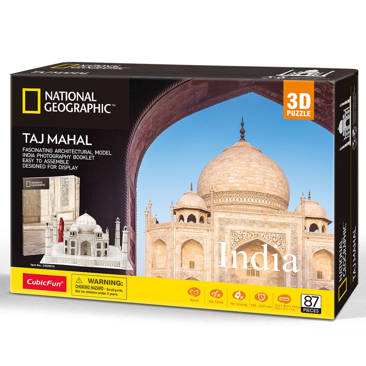 Cubic Fun National Geographic Serisi Taj Mahal 3D Puzzle