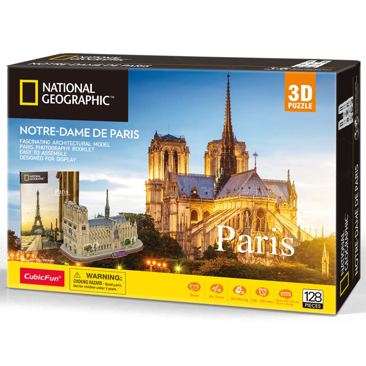 Cubic Fun National Geographic Serisi Notre Dame De Paris 3D Puzzl