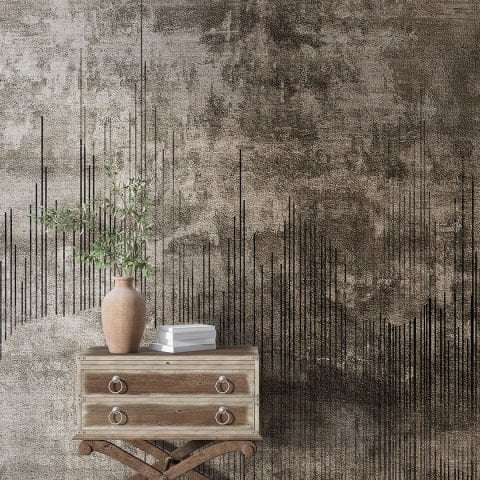 Soyut Kahverengi Duvar Kağıdı | Non-Woven | En:420xBoy:285 cm.