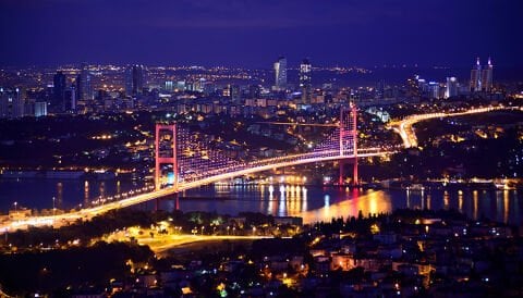 Boğaz Köprüsü İstanbul Salon Ofis Duvar Kağıdı