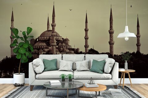 Sultan Ahmet Camii İşyeri Ofis Duvar Kağıdı