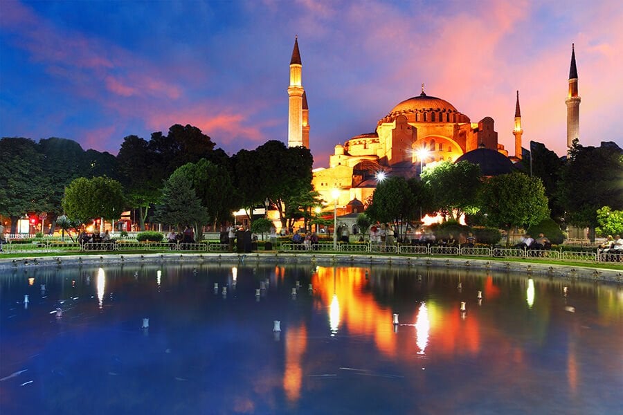 Ayasofya Camii Ofis İşyeri Dernek Salon Duvar Kağıdı