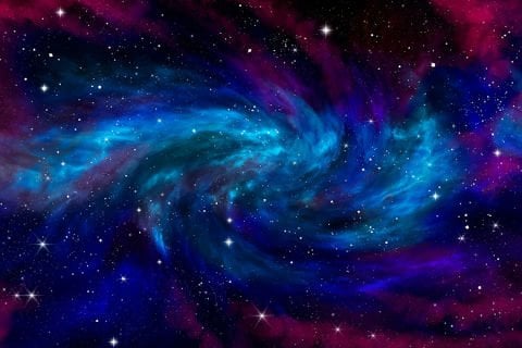 Galaksi ve Uzay Temalı Duvar Kağıdı
