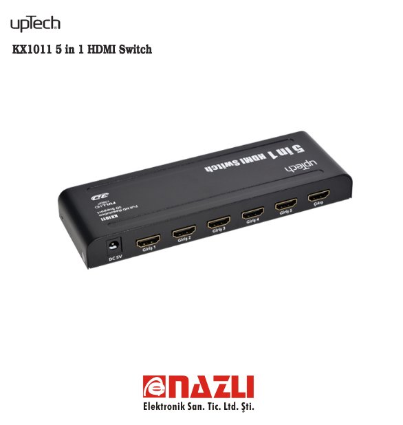KX1011 5 in 1 HDMI Switch