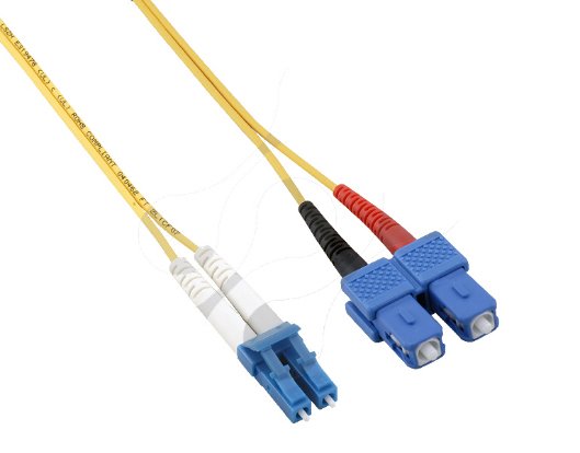 D503020498810-5 Metre 9/125 LC/SPC-SC/SPC Single Mode LSZH Fiber Optik Patch Kablo
