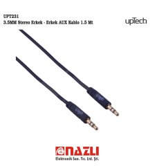 UPT231 3.5MM Stereo Erkek - Erkek AUX Kablo 1.5 Mt