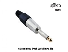 KS206 6.3mm Mono Erkek Jack Notrix Tip