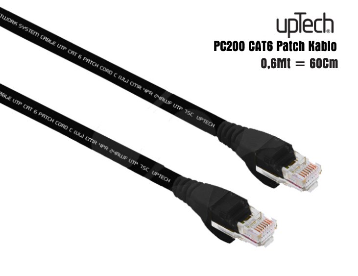 PC200 CAT6 UTP Patch Kablo 0.6 Mt