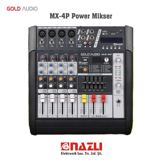 MX-4P Power Mikser - Gold Audio