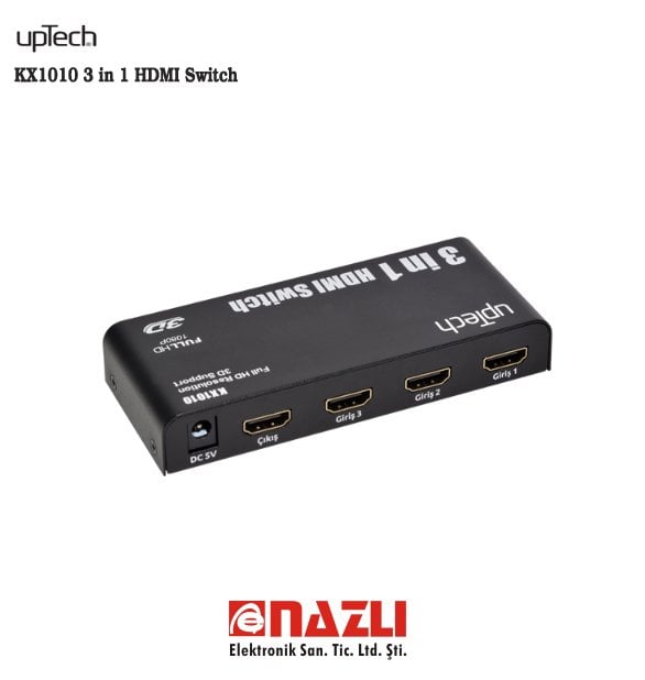 KX1010 3 in 1 HDMI Switch - Kumandasız