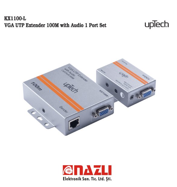 KX1100-L VGA UTP Extender 100M with Audio 1 Port Set