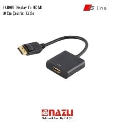 S-Line FKD005 Display To HDMI 10 Cm Çevirici Kablo