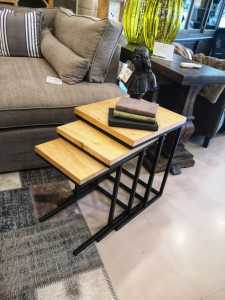 Cross Side Table Set