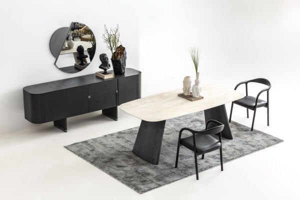 Delta Siyah Yemek Odası