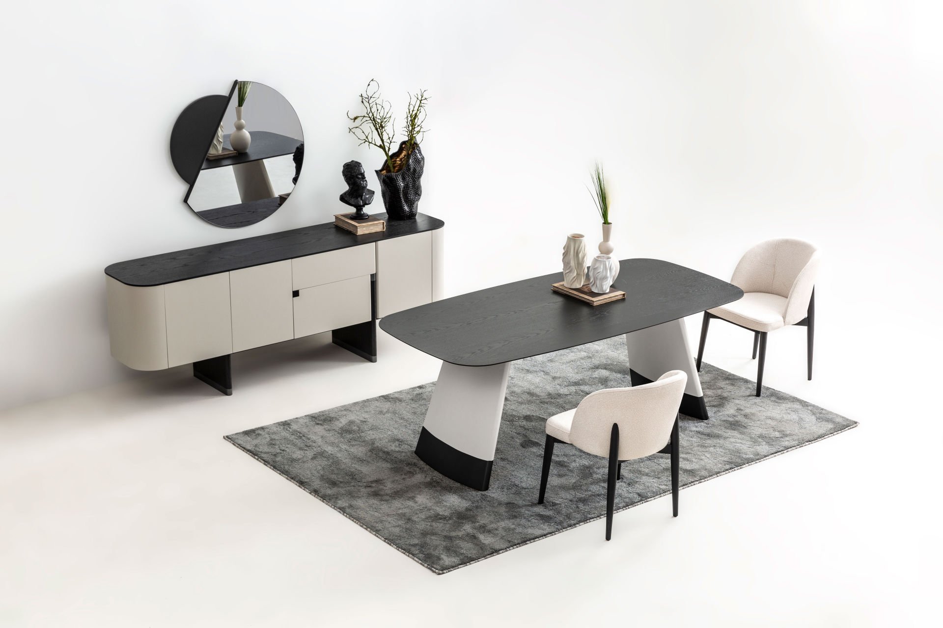 Delta Siyah Yemek Odası