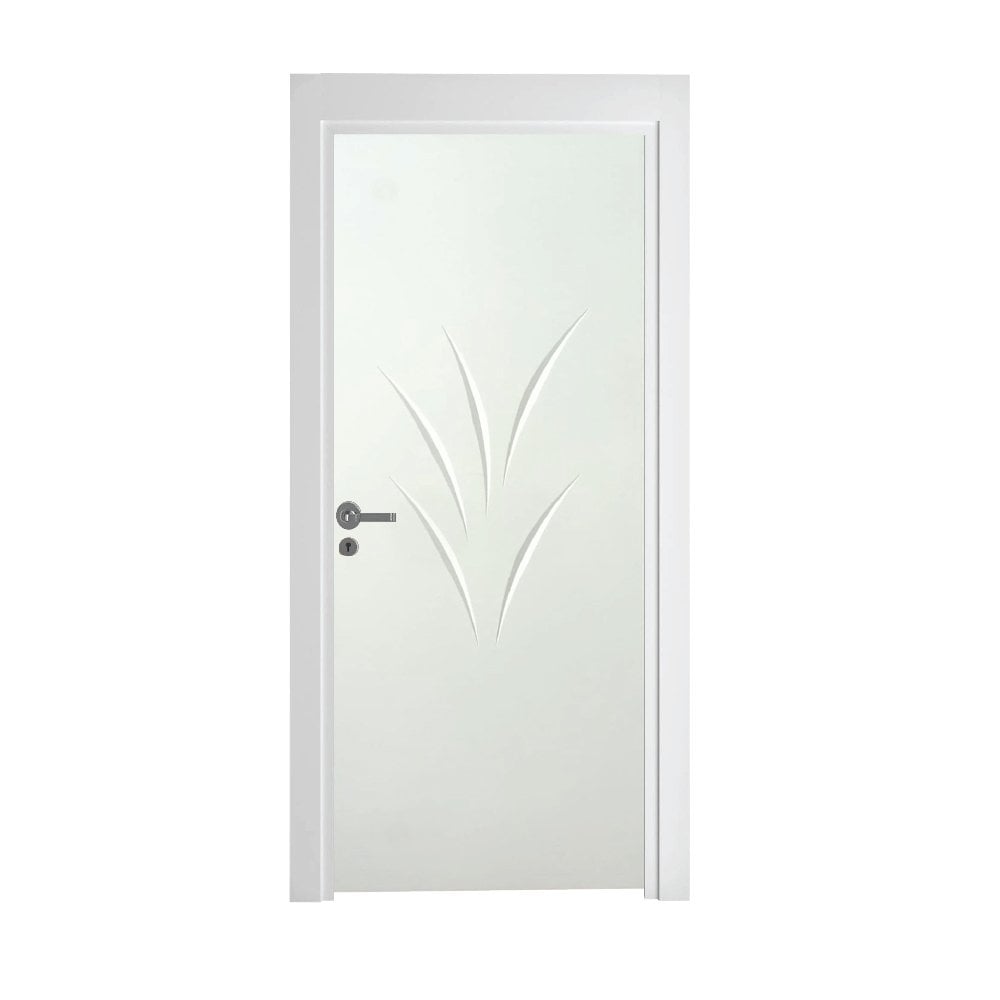 PVC Kaplı Oda Kapısı Lale  Beyaz