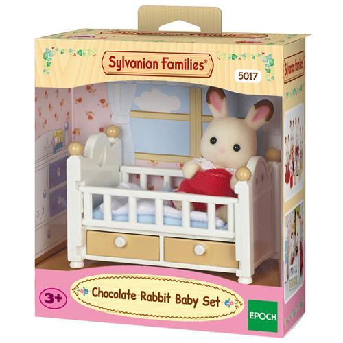 Çikolata Kulaklı Tavşan Bebek ve Yatağı