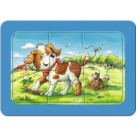 3x6p Puzzle Animal Friends