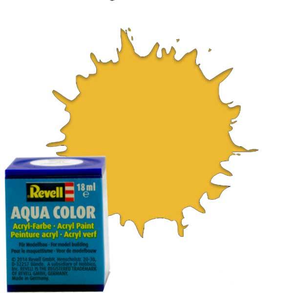 16 -Aqua Color Sandy Yellow - Mat Boya- 18 ml