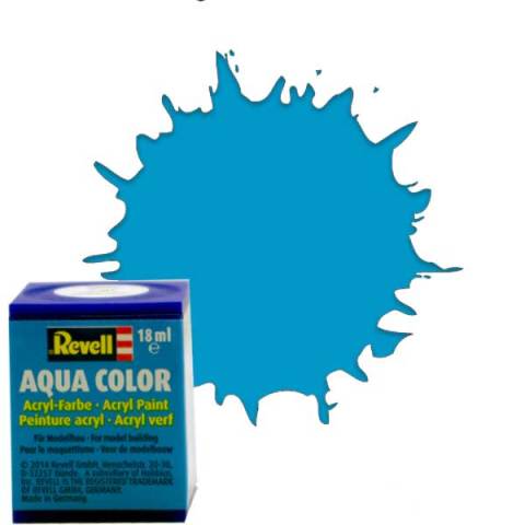 50 -Aqua Color Light Blue - Gloss Boya- 18 ml