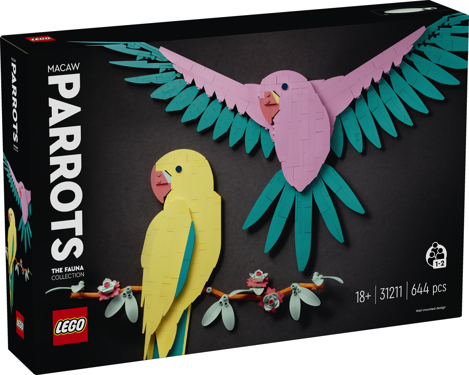 LEGO® Art Fauna Koleksiyonu – Macaw Papağanları 31211